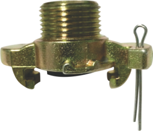 Universal Coupling, Male Thread, 3 Locks