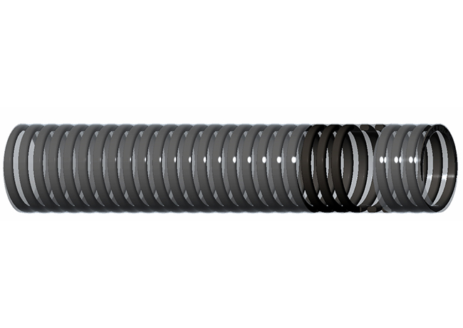 Silver Gray Suction Hose