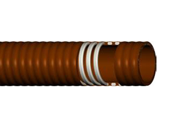 Petroleum Brown Suction Hose with Anti-Static Wire