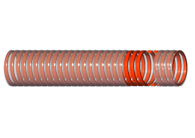 Standard Orange Suction Hose