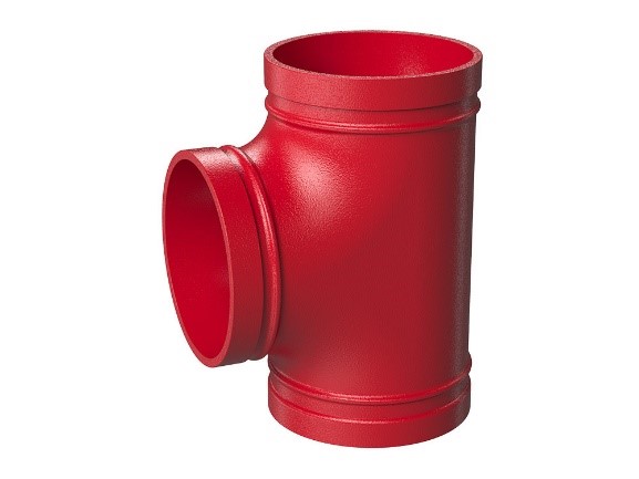 Tee, Acoplin Grooved UL/FM