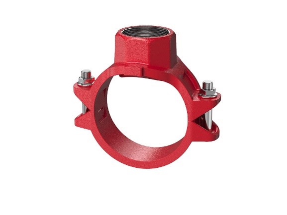 Mechanical Tee with NPT Threaded Outlet, Acoplin Grooved UL/FM